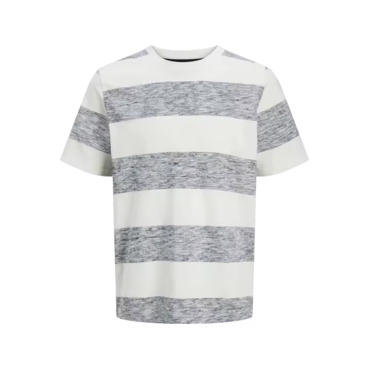 Jack & Jones Birk Striped Tee Camiseta Rayas Azul Oscuro - Elástico Y Suave - 1