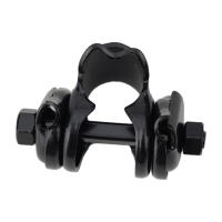 Adaptador De Sillín De Bicicleta De Alta Calidad Para Exterior Clip Fijo Post De Sillín De Acero Carbono Negro Concaavo-convexo - details 14