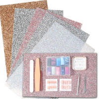 Mesa De Manicura Con Diamantes De Estrella Y Brillo No Eslipiente Para Fotografía Propiedad De Almohada Y Decoración De Uñas Tamaño 40.3x24.2cm Colores Variados - details 0