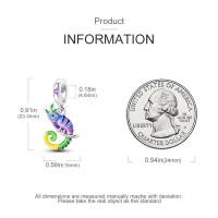 Encanto De Mariposa Morada Y Oso Serie Lindo Bolas De Plata De Ley 925 Para Pulsera Original De 3mm Joyería Para Mujer Regalo - details 24