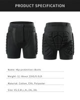 Shorts Protección De Caderas Para Esquí Y Patinaje Unisex Material Poliéster Y Spandex Armadura De Seguridad Para Hombres Y Mujeres - details 3