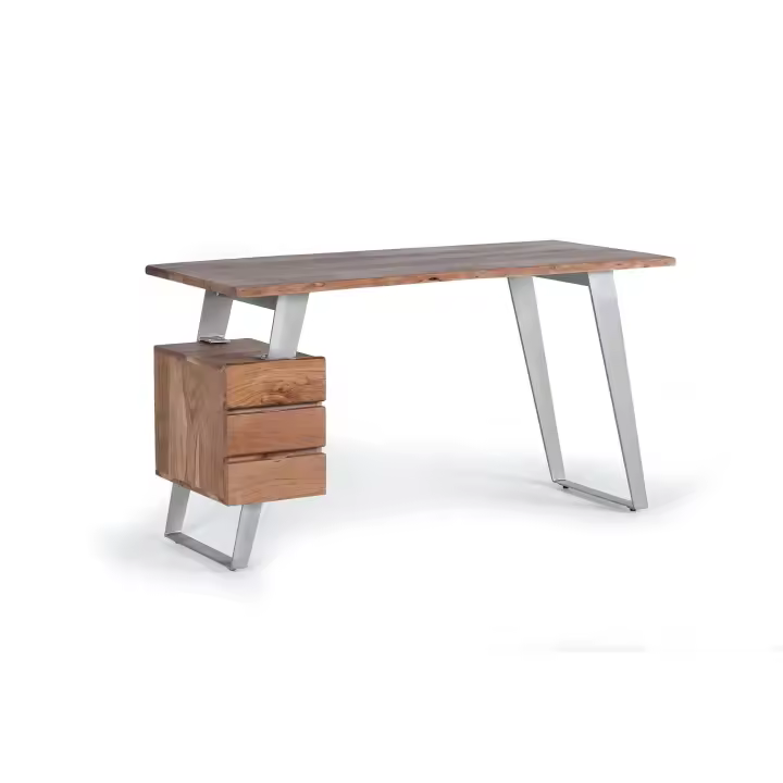 Escritorio de madera de mango y metal - 1
