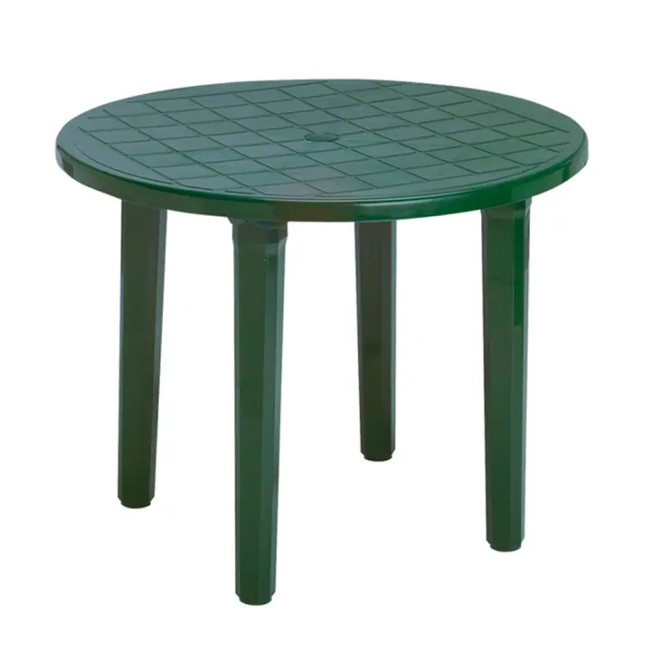 Mesa Garden Life Resina Redonda 90 Cm Verde 4024V - 1