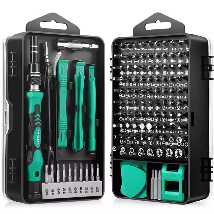 Juego De Destornilladores Precisi\u00f3n 138 En 1 Con Imanes Kit De Herramientas Multifuncionales Para Reparaci\u00f3n De iPhone Xiaomi PC Incluye Destornillador Y Broca - 1
