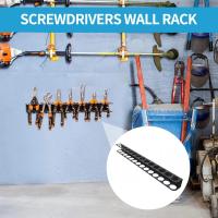 Organizador De Herramientas Para Pala Destornillador Tijeras Y Martillo Soporte De Pared Para Workshop Granero Y Garage - details 1