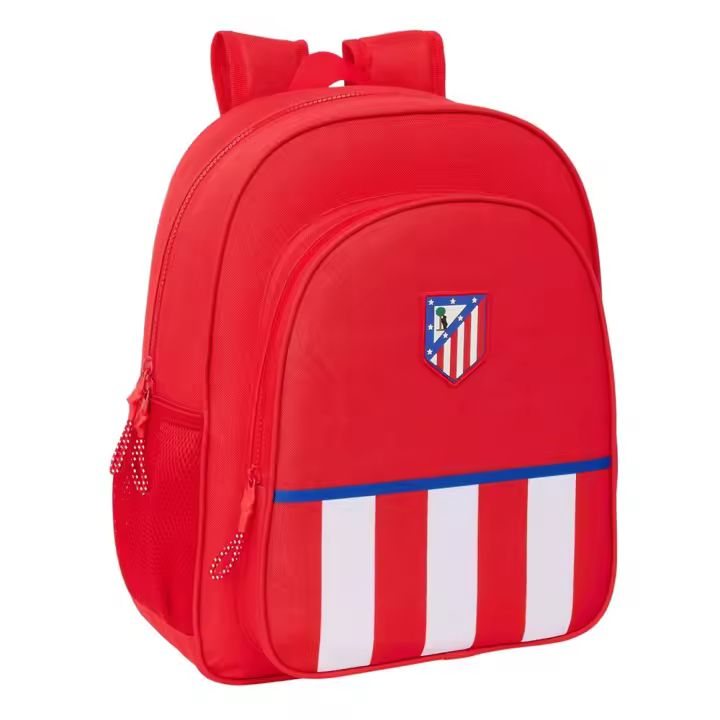 MOCHILA JUNIOR ADAPTABLE A CARRO ATLÉTICO DE MADRID 32X38X12 CM (Safta 612485640) - 1