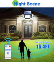 Lámpara Solar Exterior IP65 800lm Con Control Remoto Y 4 Cabezas Luz De Calle Solar Para Exterior 247 LED Resistente Al Agua Y Al Sol - details 9