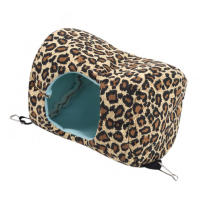 Casa De Hamster Suave Y Cálida Cama Para Rattus Y Guineapuerco Pequeño Animal De Peluche Colgante Tamaño S/M/L/XL Diseño Impreso - details 9