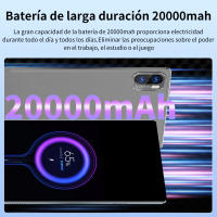 2025 Nueva Versión global de la tableta Android 13 10,1 pulgadas 16GB Ram 1TB ROM 20000mAh Rojo WIFI 14 - details 3