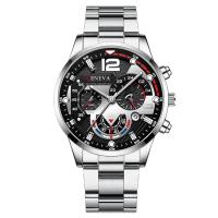 Reloj De Cuarzo Para Hombre GENEVA Creativo Con Seis Pines En Aleación De Acero Cadena De Reloj De Lujo Casual Fashion - details 13