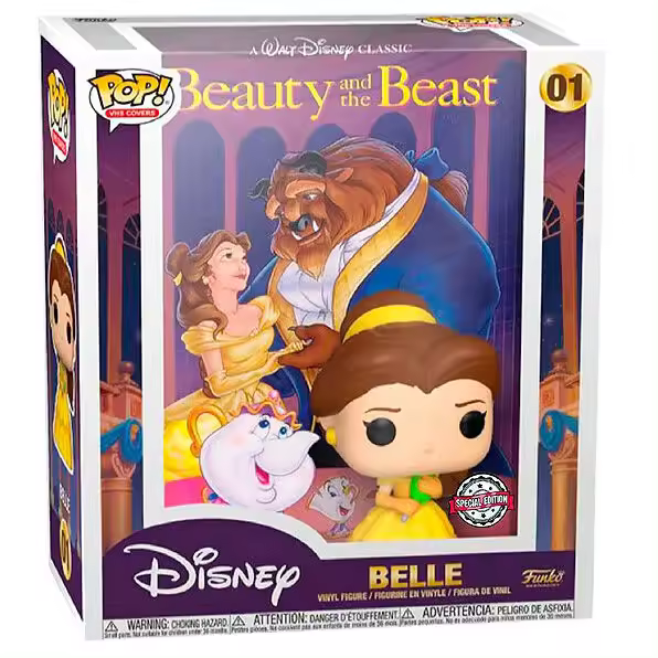 Figura Pop Disney La Bella Y La Bestia Belle Exclusive-Figura de Vinilo Coleccionable - Idea de Regalo- Mercancia Oficial - Juguetes para Niños y Adultos - Movies Fans - Muñeco para Coleccionistas y Exposición - 1