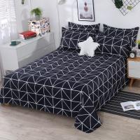Juego De Sábanas Y Fundas Para Almohadas De Algodón 3 Piezas Textil Doméstico Estilo Pastoral Sábanas Planas Y Fundas Para Almohadas Material Suave Y Transpirable - details 4