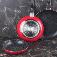 Set de 3 Sartenes San Ignacio con Revestimiento de Mármol y Mango Negro - details 9