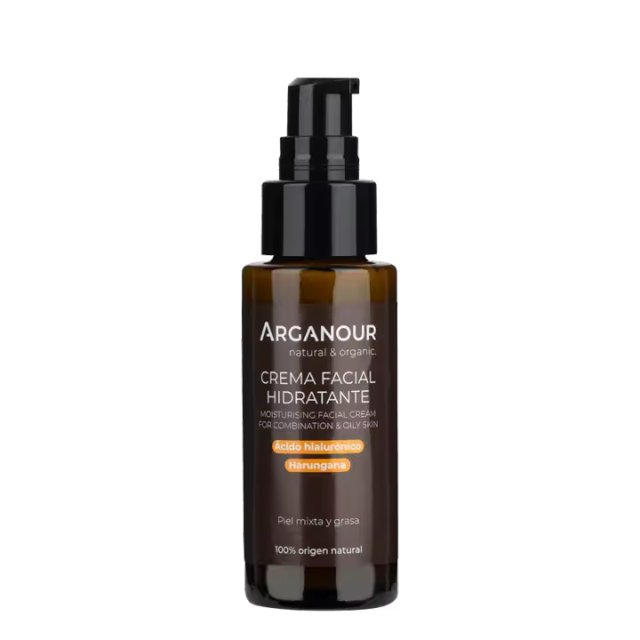 Crema Hidratante Facial Piel Mixta y Grasa ARGANOUR - 1