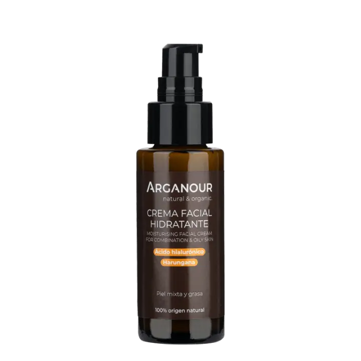 Crema Hidratante Facial Piel Mixta y Grasa ARGANOUR - 1