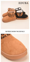 Botas De Tobillo Con Estampado De Leopardo Para Niños Y Niñas Invierno Nuevas De Algodón Con Forro De Poliéster EK9S210 - details 2
