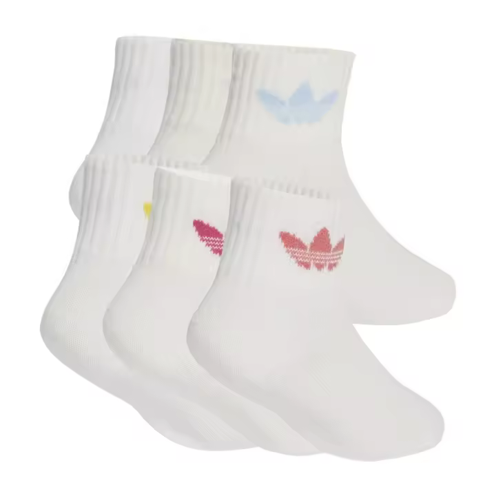 Calcetines  Adidas Trefoil Blanco - 1