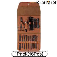 KISMIS Kit Profesional De Manicura Cortauñas En Acero Inoxidable Portátil Y Duradero Con Tijeras Y Cortauñas Para Cuidado De Las Uñas - details 8