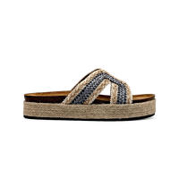 Emilie shoes, sandalias cuña con plataforma de yute, para mujer uso casual, ideal para un look de verano  a España Vacación Elegante De moda Bohemio Vacación De moda Guay Moda Oriental Elegante Trenzado Plain Bohemian Vacation Bohemio Fie - details 2