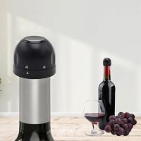 Tapa De Vaso De Vino Y Champán De Silicona Reutilizable Con Sellador Tornillo 2-1PC Para Mantener La Frescura Del Vino Y Champán - details 1