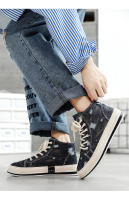 Zapatos De Lona Para Hombre Con Cordones Estilo Clásico Casual Altas Mocasines De Caminar Juvenil Rundown Para Cricket - details 4