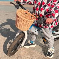 Set De 4 Piezas Cesta De Bicicleta De Rattan PE Ajustable Con Campana Y Colgante Accesorios De Manillar Para Ciclismo Rainproof Para Niños Y Adultos - details 5