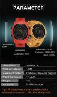 Reloj Deportivo Para Hombre SANDA Con Pedometro Calorías Resistente Al Agua 50M LED Digital Militar Relogio Masculino 2145 - details 5
