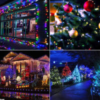 Cadena De Luces LED De 50M Para Navidad Y Año Nuevo Decoración Para Jardín Terraza Calle Y Hogar Guirnalda De Navidad Fairy - details 1