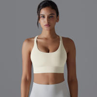 Sujetador deportivo con espalda descubierta para mujer, ropa interior de entrenamiento con hebilla ajustable para correr, Fitness, gimnasio, Bralette acolchado, ropa deportiva - details 11