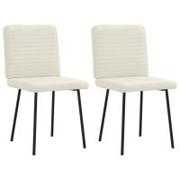 vidaXL Sillas de comedor 2 unidades terciopelo en color Amarillo/Rosa/Verde oscuro y más | cómodas modernas ergonómicas para comedor cocina salón hogar - details 3