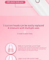 Potente dispositivo eléctrico de succión de puntos negros para eliminar puntos negros y puntos blancos, reducir el acné, limpiar los poros, dispositivo de burbujas pequeñas de belleza facial - details 10