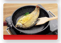 Sartén Antiadherente Maifanshi Para Freír Filetes Y Panqueques Universal Para Fogón Y Cocina Inducción Base Plana Gran Capacidad 24cm - details 6