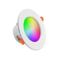 Spotlight Inteligente RGB 10W Luz De Pared Redonda Bluetooth Compatible 2700K-6500K Para Decoración De Sala De Estar Y Dormitorio - details 0