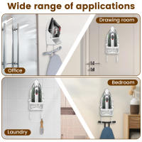Soporte De Plancha De Pared Para Hogar Y Hotel Organizador Ecológico De Almacenamiento Para Ropa Material De Hierro Montaje En Pared - details 5