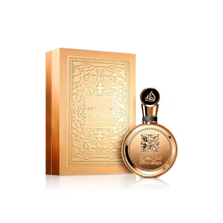 Lattafa Fakhar Gold Eau de Parfum con Ámbar, Pomelo Picante, Cuero 100ml - 1
