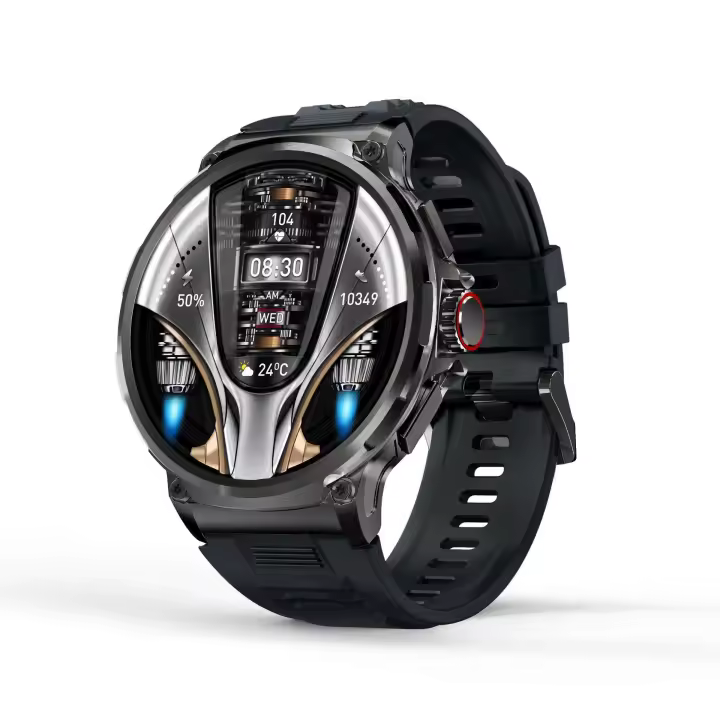 2025 Nuevo Reloj Inteligente de Llamada Bluetooth de ultra alta definición de 1,85 pulgadas para hambres, Rastreador GPS, badería Grande de 710 mAh, predicción de tiempo en tiempo real, IP68 impermeable,400 + Reloj intelente de Mesa aparentemente - 1