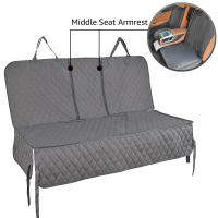 Funda Para Asiento De Coche Para Perros Impermeable Protector De Asiento De Coche Con Respaldo Para Viajes Con Funda Para Asiento Central Para Todos Los Razas De Perros Y Gatos - details 1
