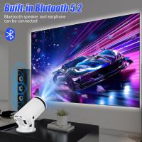 Proyector portátil 4K 1080P Rotación de 180 ° WiFi 6 Bluetooth 5,2 Android 12 - details 0