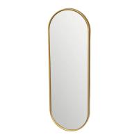 STARLEY-Set 2 espejos pared para vestidor marco dorado. redondo 21cm y un espejo ovalado 62cm x21cm  ideales para combinar en cualquier estancia de la casa. - details 2