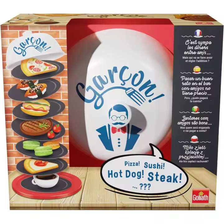 Goliath Garçon, Juego de Mesa. Memoriza la comanda ¡o pagarás la Cena! - 370990 - 1