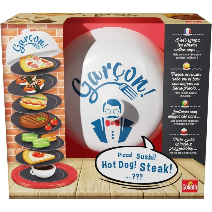 Goliath Garçon, Juego de Mesa. Memoriza la comanda ¡o pagarás la Cena! - 370990 - 1