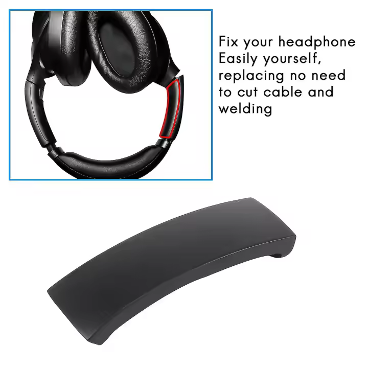 Reemplazo de Diadema para Wh-1000xm3 Xm3 inalámbrico con cancelación de ruido sobre La Oreja auriculares Negro - 1