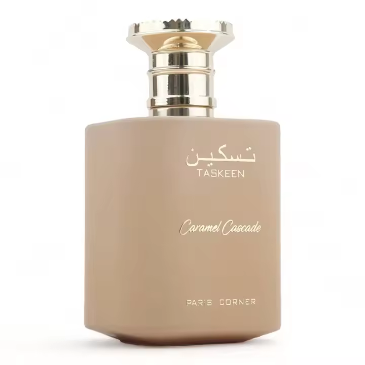 Taskeen Caramel Cascade de Paris Corner - Perfume Seductor y Dulce | 100 ML Eau de Parfum - 1