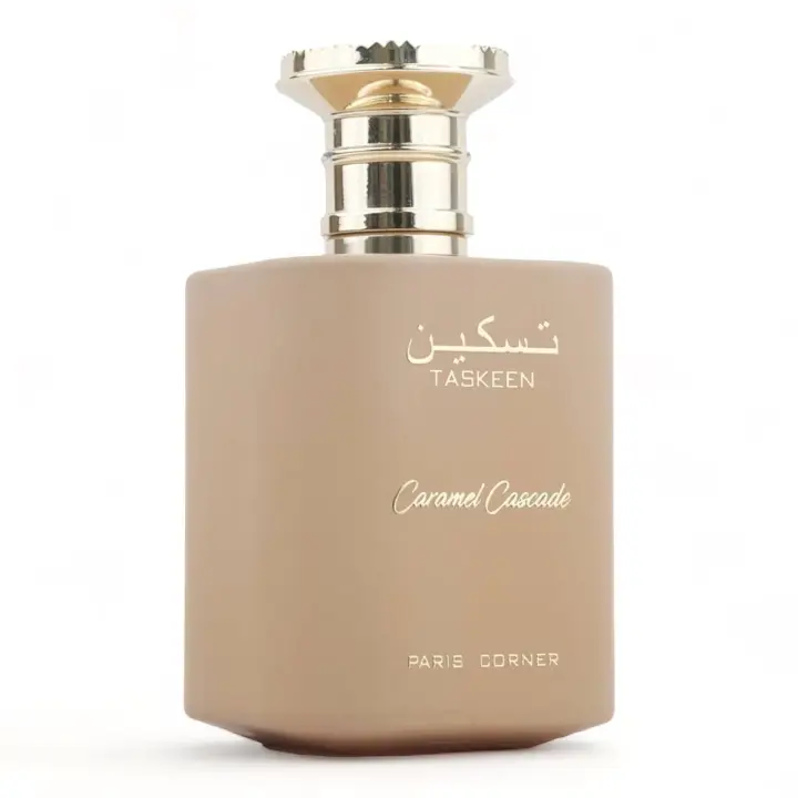 Taskeen Caramel Cascade de Paris Corner - Perfume Seductor y Dulce | 100 ML Eau de Parfum - 1
