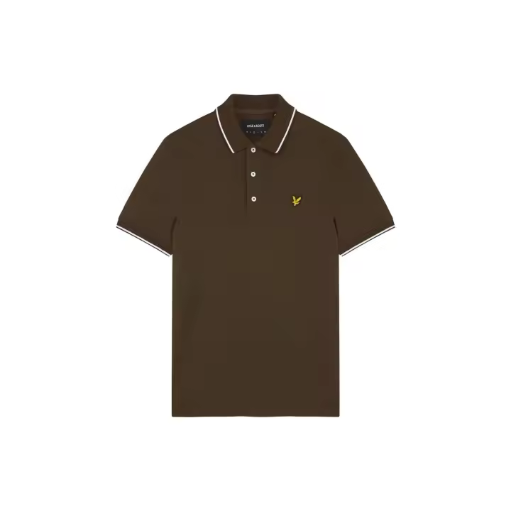 Lyle And Scott Tipped Polo Hombre Olive Talla XXL - 1