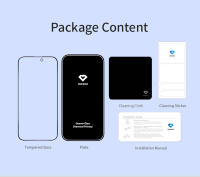 Vokamo Protector de Pantalla de Vidrio Templado 0,25mm Anti Espia 28º para iPhone 14, iPhone 14 Plus, iPhone 14 Pro, iPhone 14 Pro Max Completo Oscuro y Anti Huellas - details 15