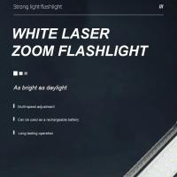 Linterna LED Potente 1000W Recargable Tipo-C 15000mah Para Camping Lanterna De Zoom 9000M Con Salida De Luz De Punto Fijo Resistente Al Agua Y Choque - details 20