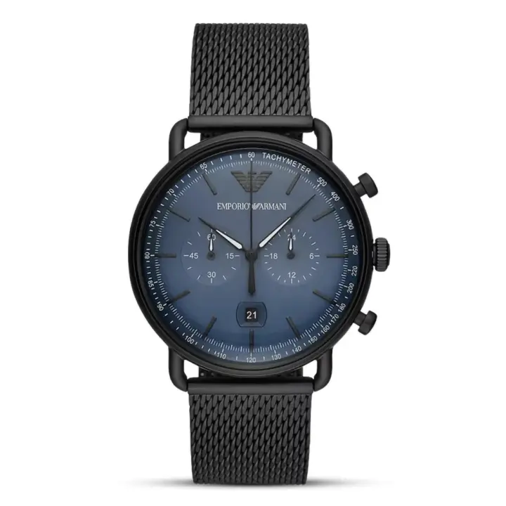 Emporio Armani Reloj hombre AR11201, Incluye Caja Original, Diámetro: 43MM - 1