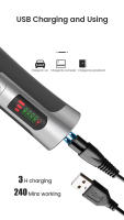 Cortador De Pelo Para Perros Inteligente De Alta Potencia Recargable Con Cuchilla Desmontable Máquina De Aseo Para Mascotas LANMODA D2 - details 8