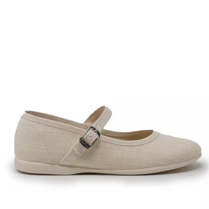 BATILAS 107/144 Zapatos vestir niña 34586 25V MERCEDES COMUNION LINEN BEIGE - 1